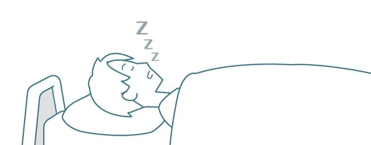 就寝のイメージ